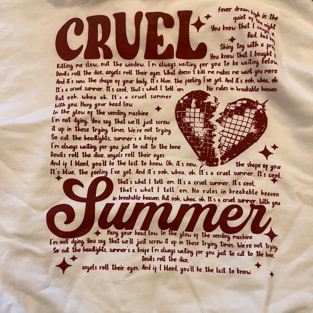 Taylor Swift Cruel Summer Hoodie